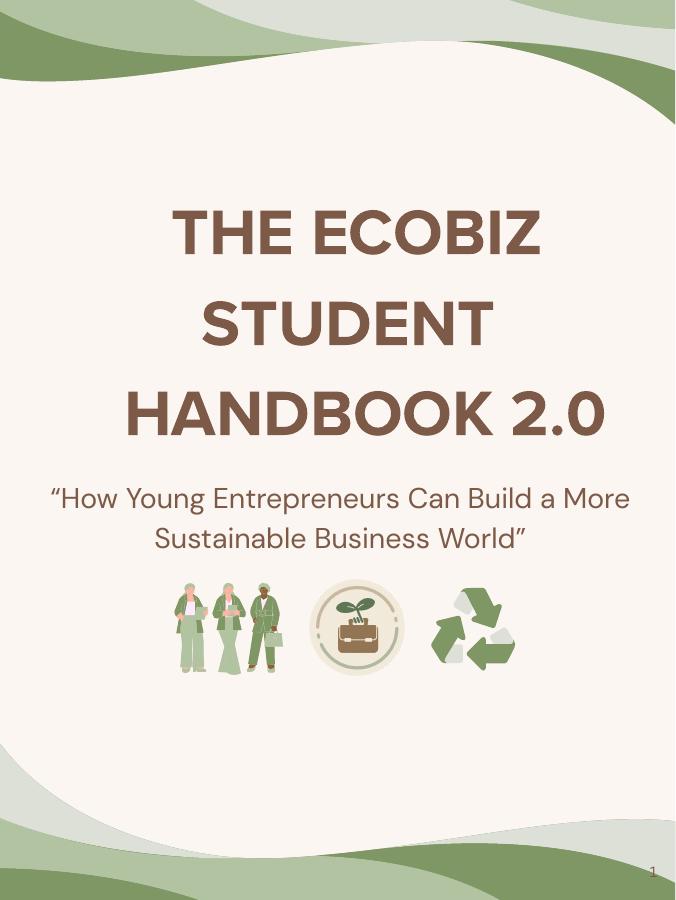 EcoBiz Student Handbook 2.0 cover