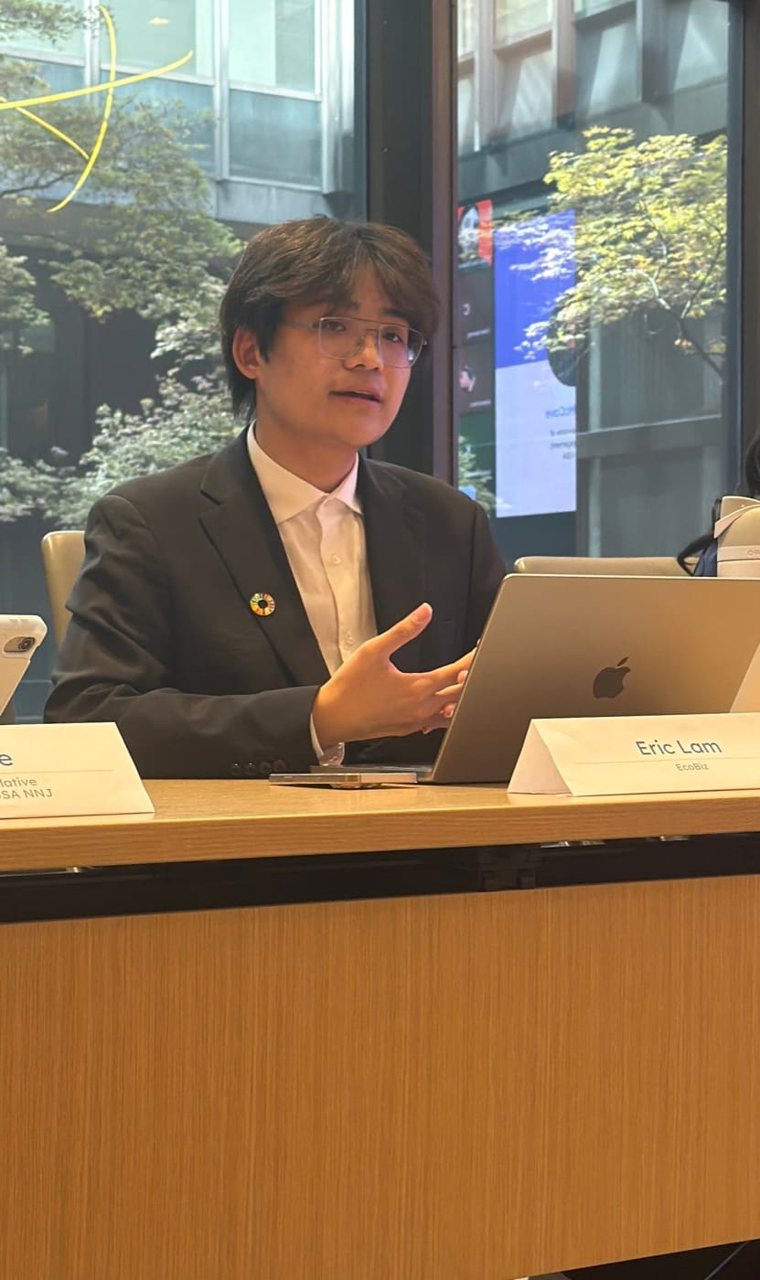 Eric on the YPSF side-event panel