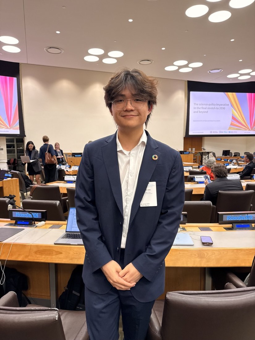 Eric at the UN for Science Day 2026